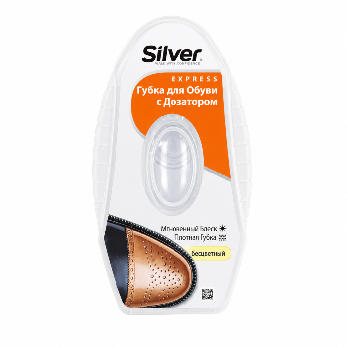 Губка придающая блеск Silver с дозатором Бесцветный