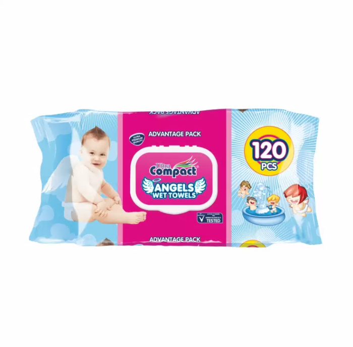 Влажные салфетки Angel Baby 120 шт