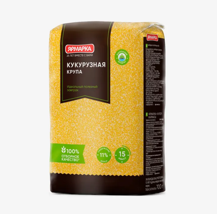 Крупа Кукурузная Ярмарка 600 г