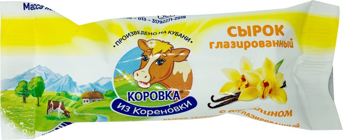 Сырок глаз. Коровка из Кореновки Ванильный 40 г