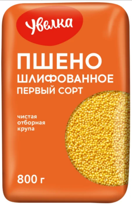 Увелка Крупа Пшено 800 г. 
