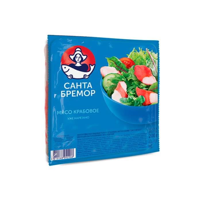 Крабовое мясо Санта Бремор 200 г.