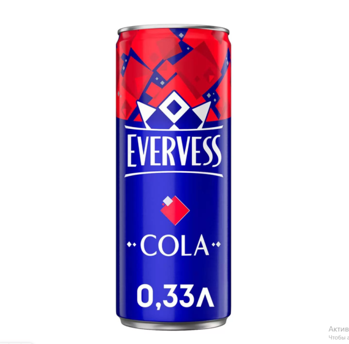 Кола Evervess 0,33 мл жб