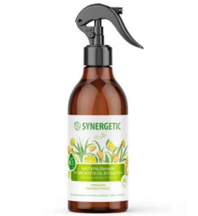 Synergetic Освежитель воздуха Имбирь и лемонграсс 380 мл