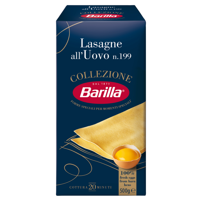 Barilla Макаронные изделия Лазанья яичные 500г