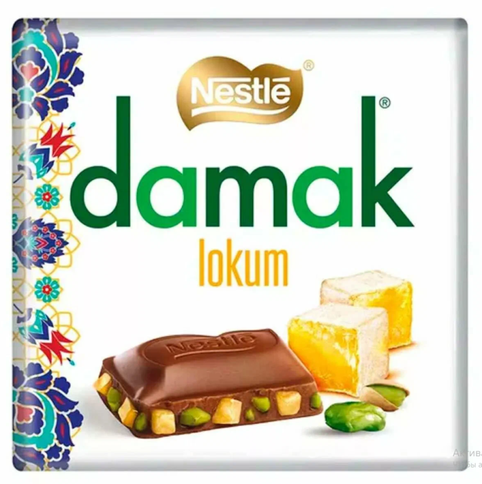 Nestle молочный шоколад рахат лукум 60 г