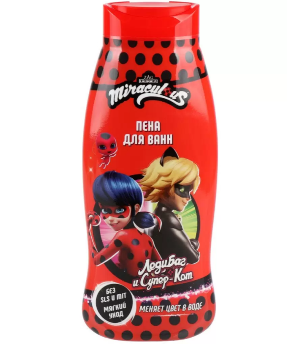 Гель пена для ванны леди баг и супер кот 400 г