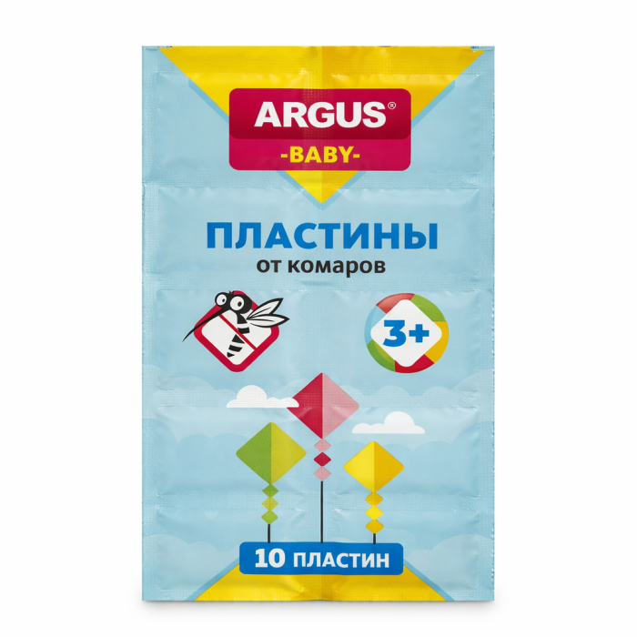 Пластины от комаров Argus Baby 10 пластин