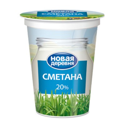 Сметана Новая Деревня 20% 315 г.