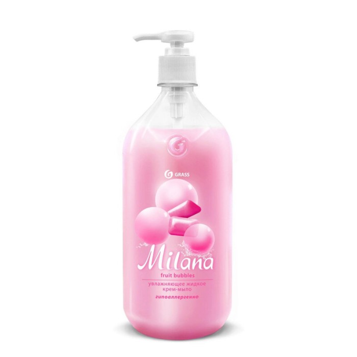 Жидкое крем-мыло Milana bubbles 1000 мл