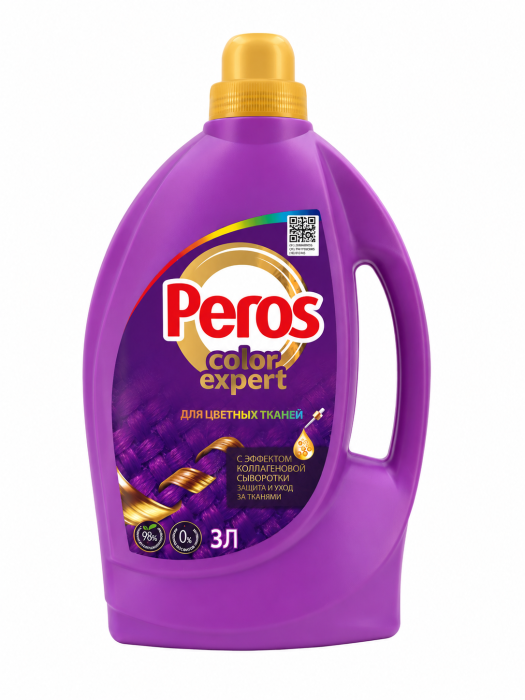 Гель Peros для стирки цветных тканей 3л