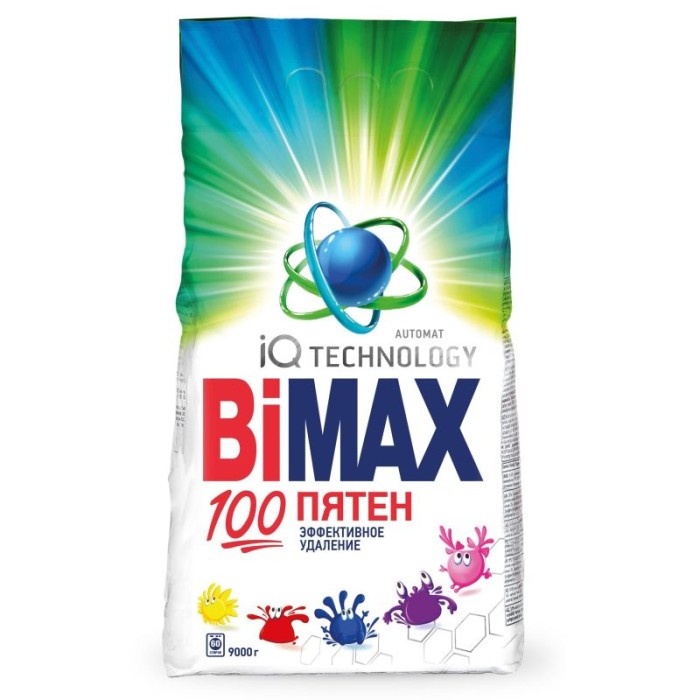 Порошок Bimax автомат 100 пятен 3 кг