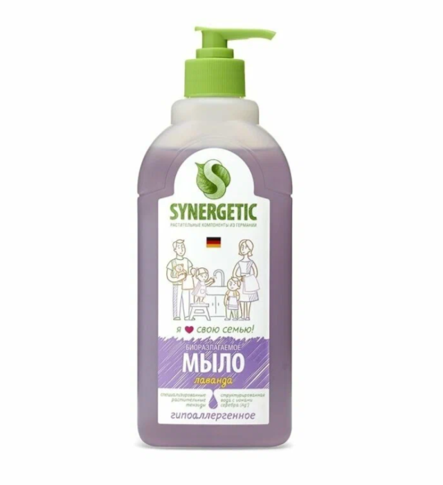 Synergetic Жидкое мыло Лаванда 500 мл