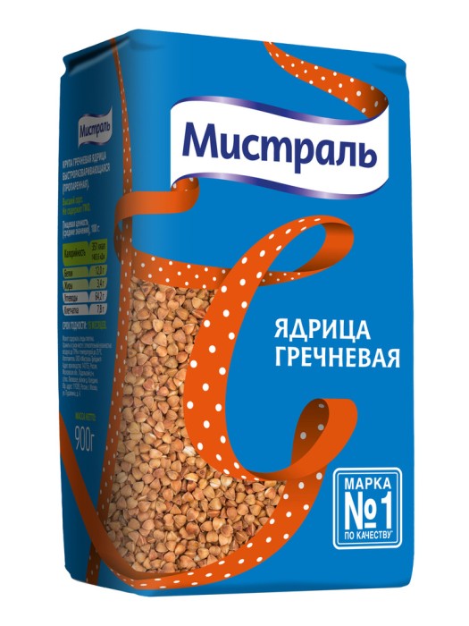 Гречка Мистраль 900 г.