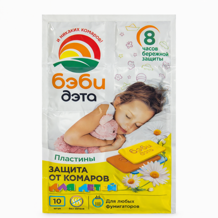 Пластины от комаров Бэби Дэта 10 шт.