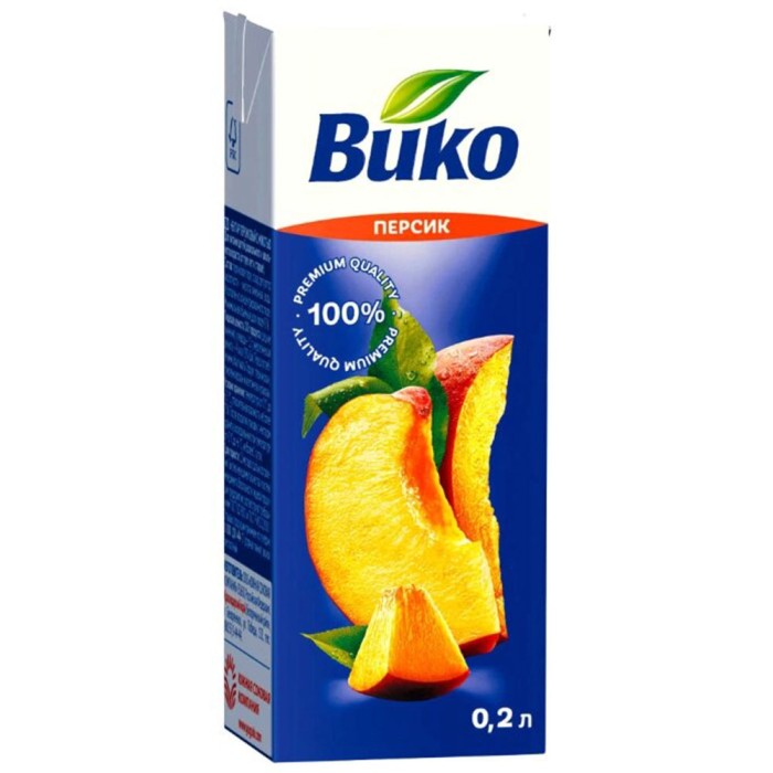 Нектар Вико Персик 200 мл.