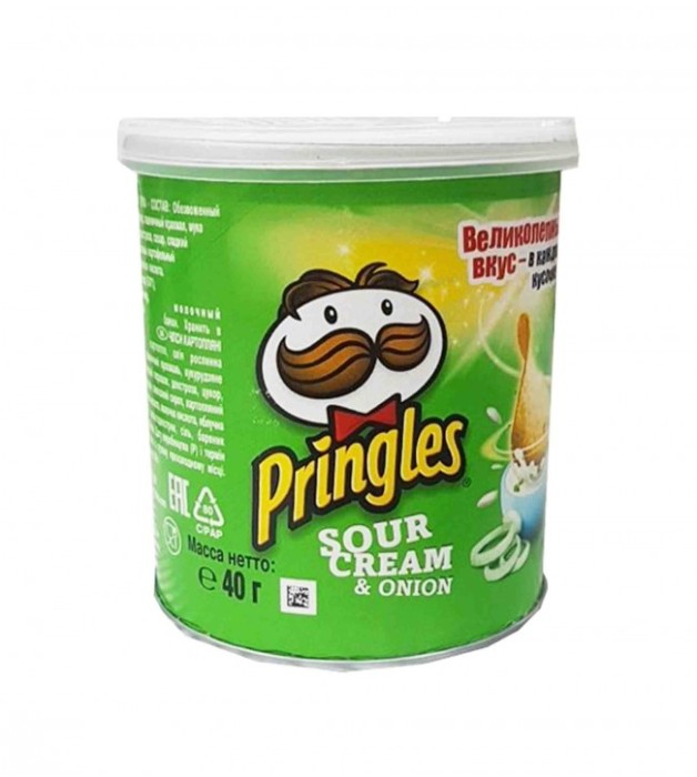 Чипсы Pringles Сметана и лук 40 г.