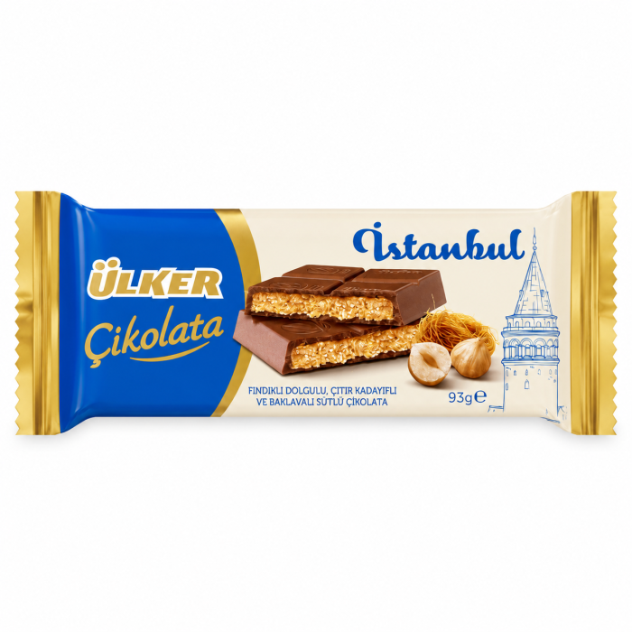Шоколад Ulker Istanbul Кадаифи с фундуком 93г