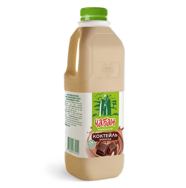Молочный коктейль шоколад Чабан 950 мл.