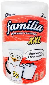 Бумаж. полотенц. Familia XXL 2 слоя 1 рулон