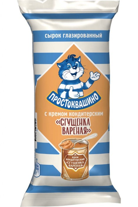 Сырок Простоквашино Вареное сгущ. молоко 40 г