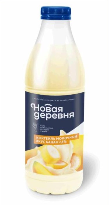 Коктейль молочный банановый Новая деревня 900 г.