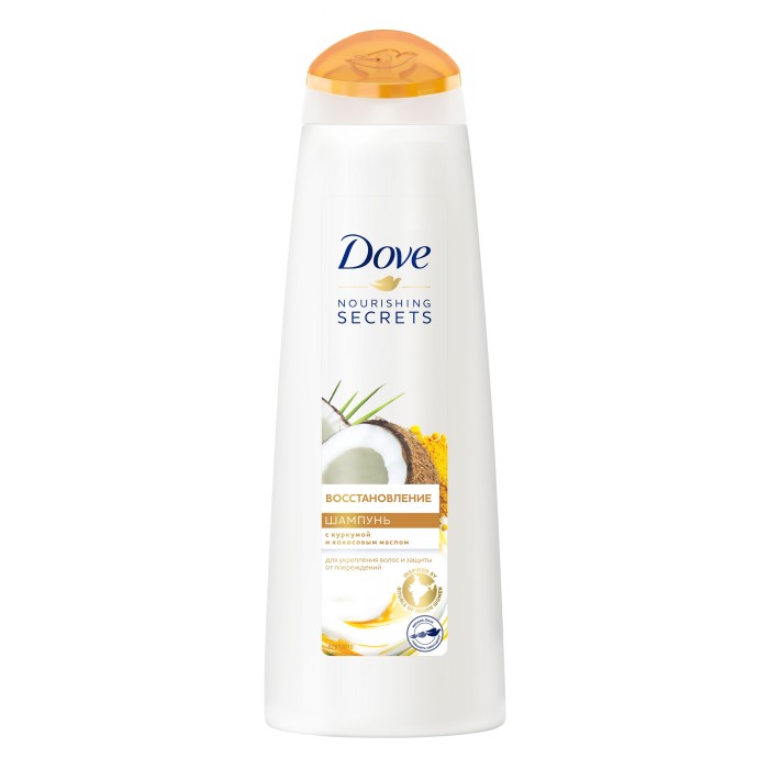 Бальзам для волос Dove 350  мл Куркума , кокос