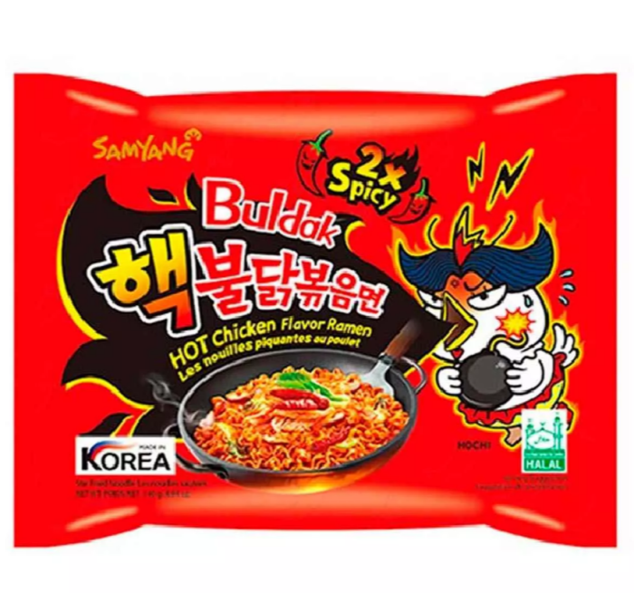 Лапша Samyang Супер острая со вкусом курицы 140 г