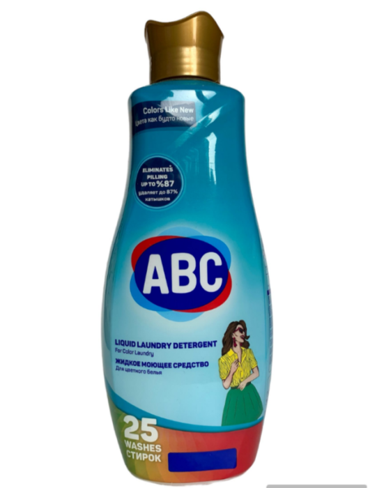 Порошок жидкий для цветного белья ABC 1,5 л.