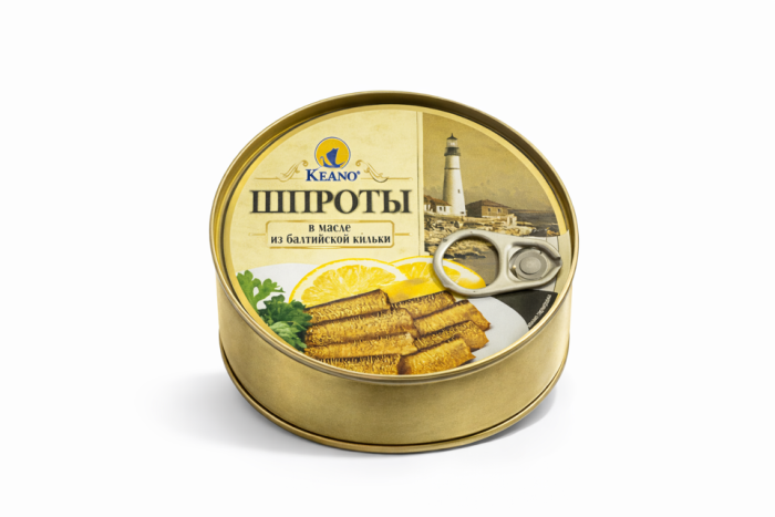 5 морей Keano Шпроты в масле 160 г.