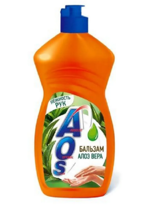 AOS средство для мытья посуды бальзам алоэ вера 450 г