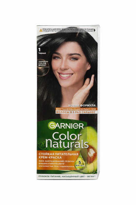 Краска для волос Garnier Color Nat Чёрный