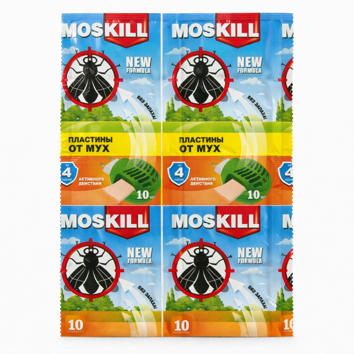 Пластины от мух MoskiLL 10 шт