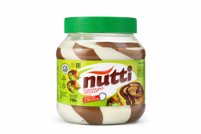 Паста шоколадно-молочная Nutti 700 г.