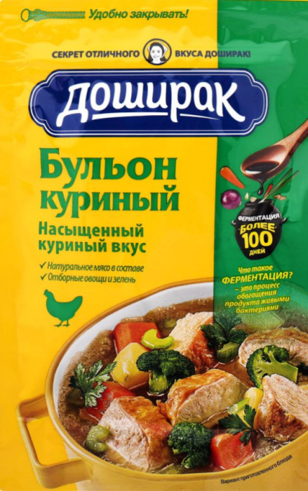 Бульон куриный Доширак 90 г.