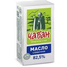 Масло сливочное Чабан 82.5% 380 г.