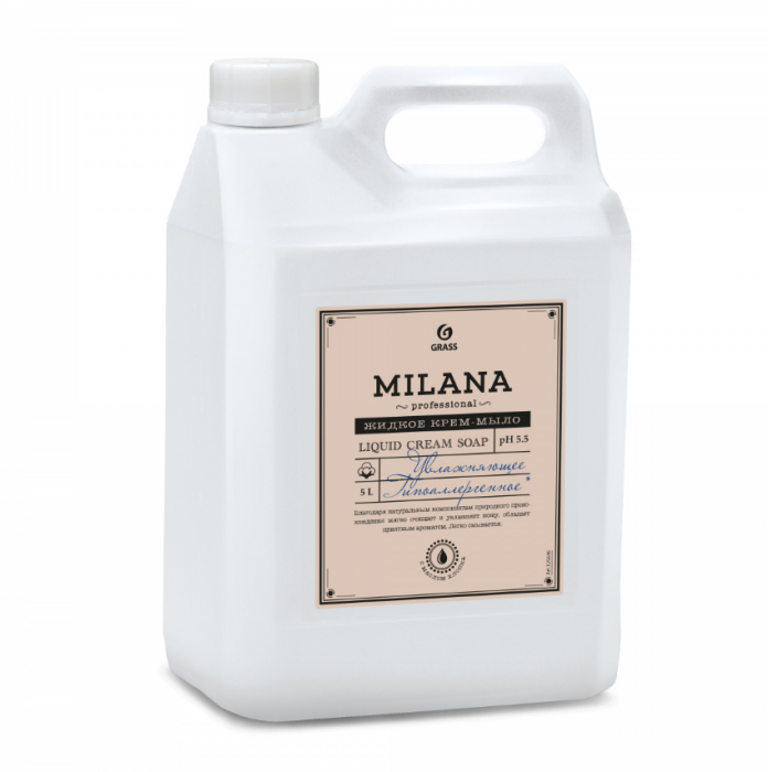 Жидкое мыло Milana Professional увлажняющее 5 кг GRASS