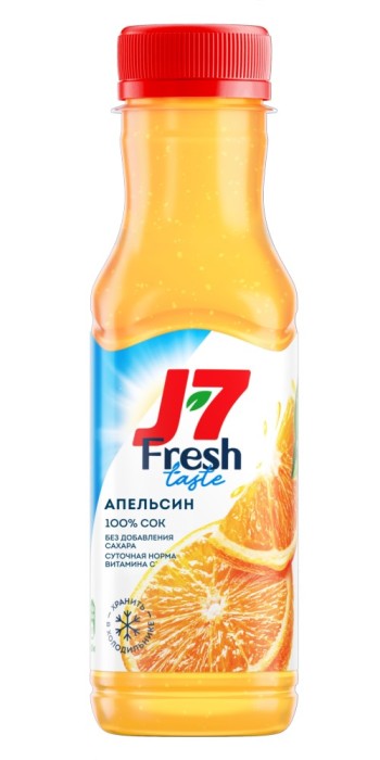 Сок J7 fresh Апельсин 0,3 мл