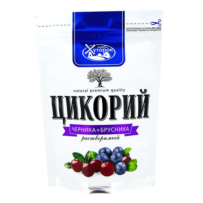 Цикорий бабушкин хуторок 100гр с черникой и брусникой