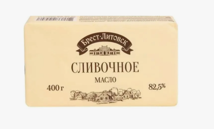 Масло Сладкосливочное Брест Литовское 82,5% ,360 г