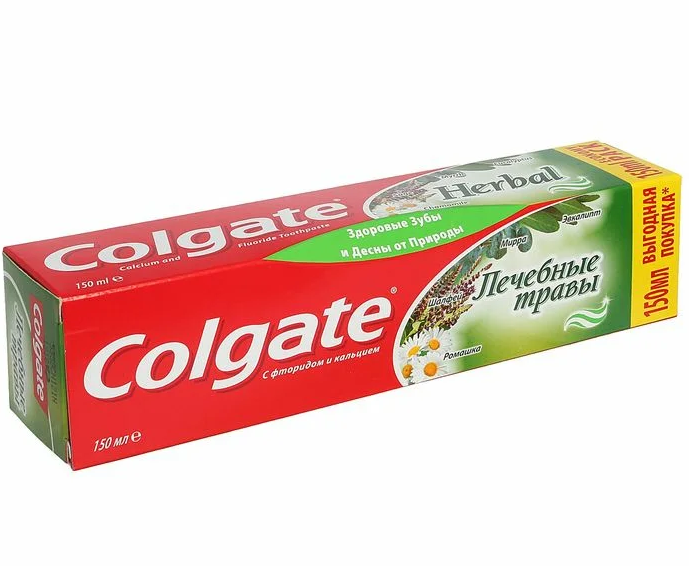 Зубная/п. Colgate Лечебные травы 150 мл.