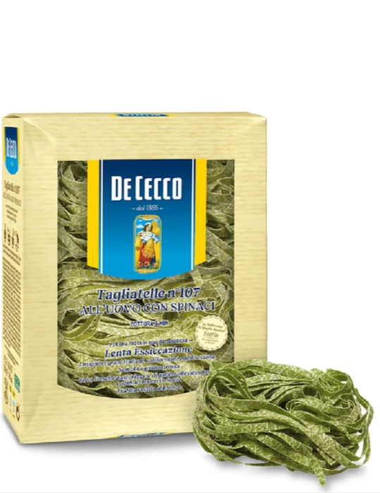 Макароны De Cecco тельятелле со шпинатом яичные 250 г