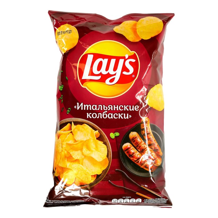Чипсы Lays Итальянские колбаски 140 г.