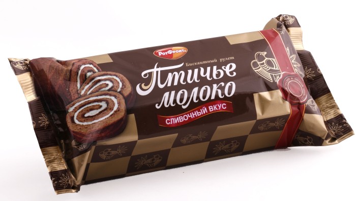 Рулет Бисквитный Птичье молоко сливочнй вкус 200 г