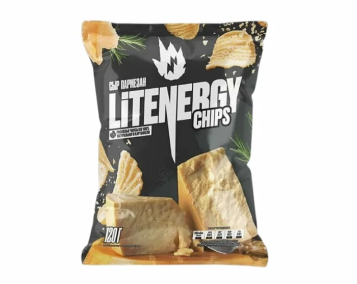 Чипсы LIT Energy сыр пармезан 120 г