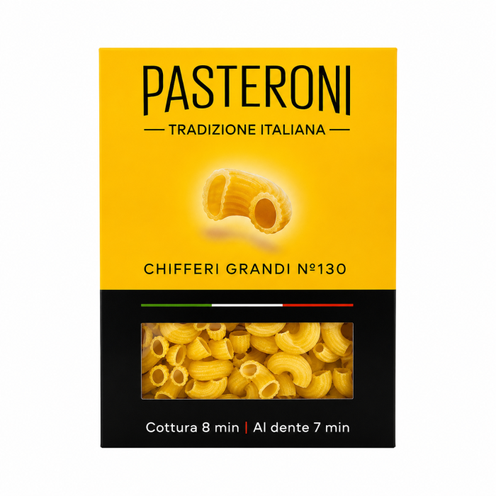 Макароны рожки большие №130 PASTERONI 400 г