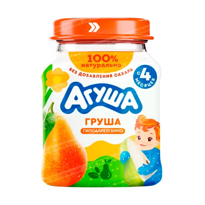 Пюре Агуша Груша 100 г