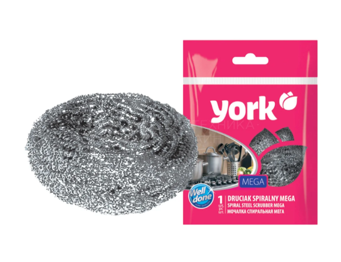 Губка из нерж. стали York 1 шт