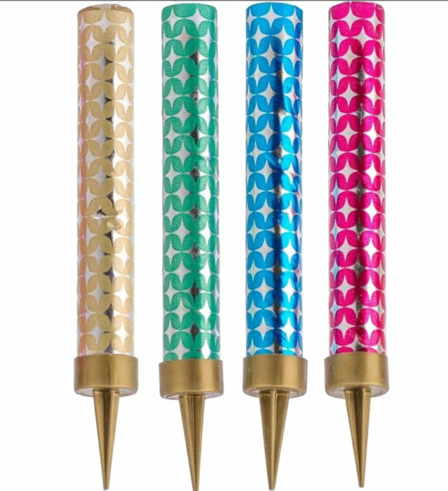 Свеча Фонтан настольный для торта 4 шт 30 сек. (4 цвета)