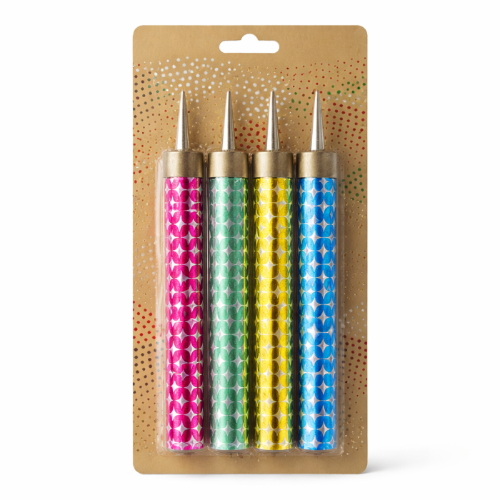 Свеча Фонтан настольный для торта 4 шт 30 сек. (4 цвета)